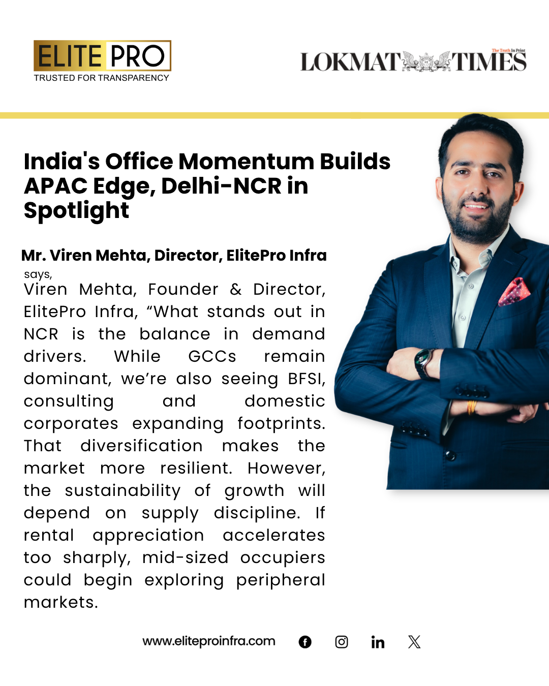 India’s Office Momentum Builds APAC Edge, Delhi-NCR in Spotlight